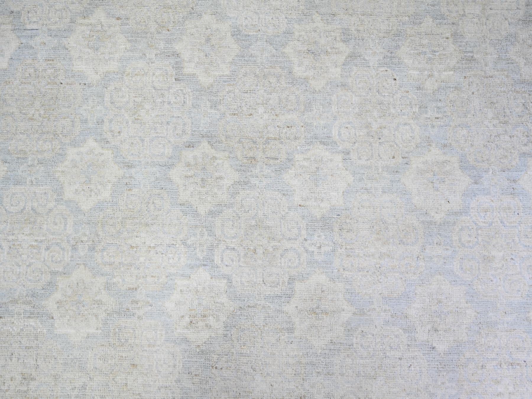 Peshawar Oushak hand-knotted wool rug in Gray, 11'9" x 14'3" — SKU O073280 (view 8)