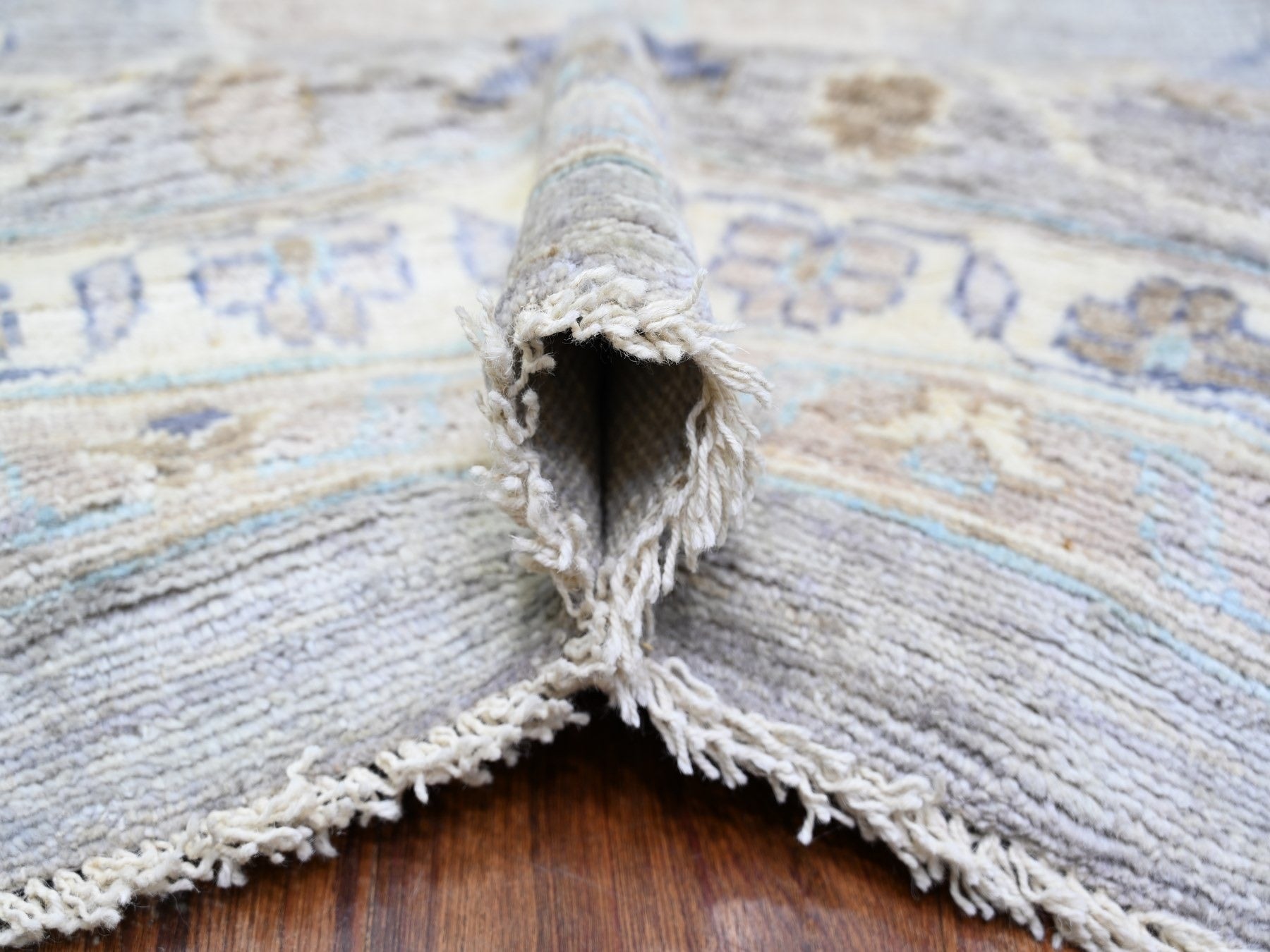 Oushak Oushak hand-knotted wool rug in Gray, 12' x 15'6" — SKU O073447 (view 5)