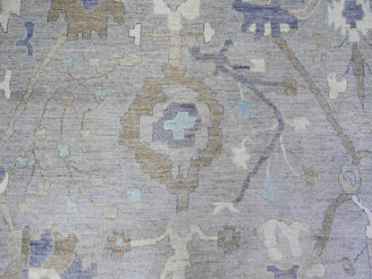Oushak Oushak hand-knotted wool rug in Gray, 12' x 15'6" — SKU O073447 (view 8)