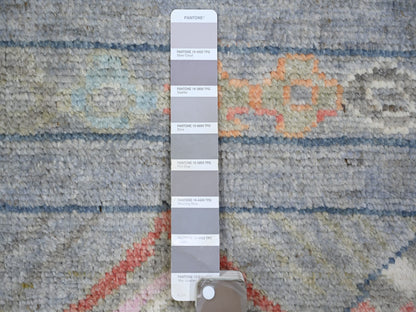 Tribal & Geometric hand-knotted wool rug in Gray, 8'2" x 9'8" — SKU O073527 (view 7)