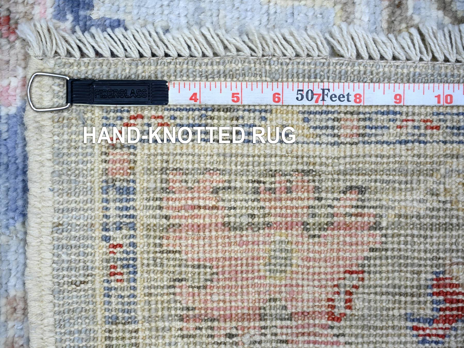 Oushak Oushak hand-knotted wool runner in Gray, 4' x 10' — SKU O073597 (view 6)