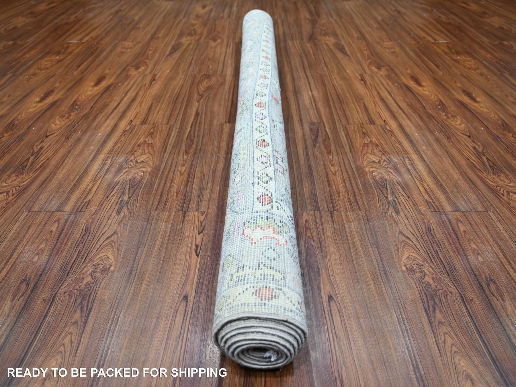 Oushak Oushak hand-knotted wool rug in Gray, 6'1" x 9' — SKU O073611 (view 5)