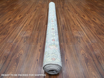 Oushak Oushak hand-knotted wool rug in Gray, 6'1" x 9' — SKU O073611 (view 5)