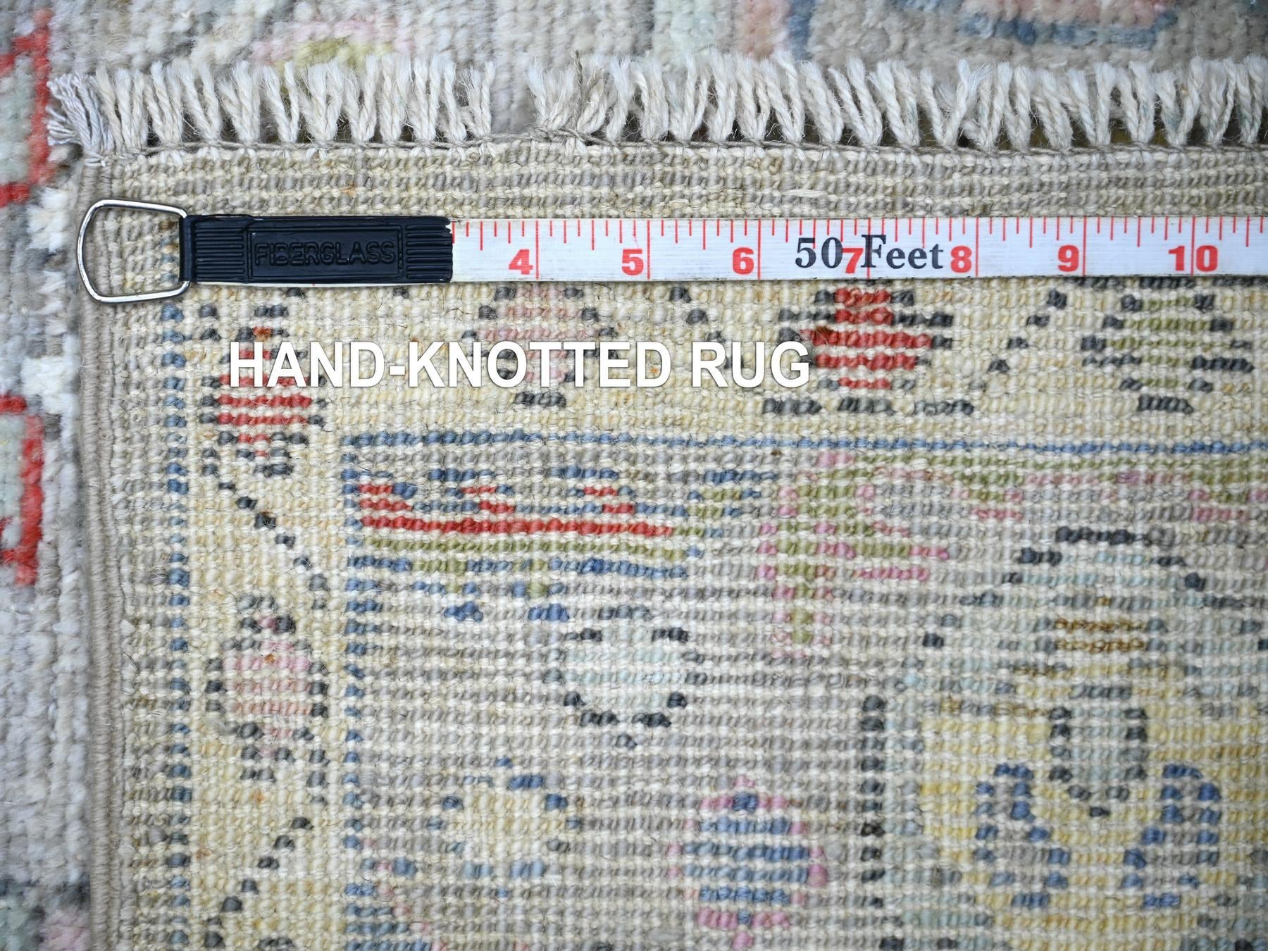Oushak Oushak hand-knotted wool rug in Gray, 6'1" x 9' — SKU O073611 (view 7)