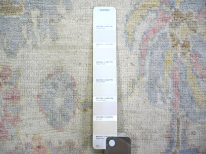 Oushak Oushak hand-knotted wool runner in Ivory, 2'8" x 19'1" — SKU O073648 (view 3)