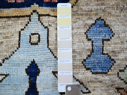 Brown 2'10" x 9'7" Tribal Hand knotted Wool Rug - Sku: O073735
