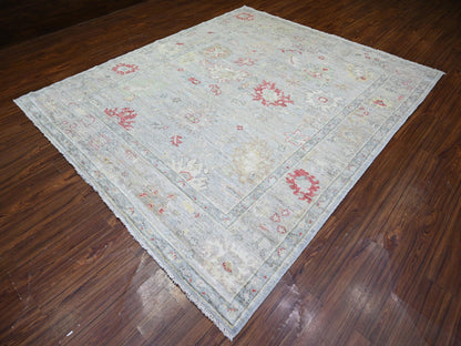 Oushak Oushak hand-knotted wool rug in Gray, 8'3" x 9'8" — SKU O073799 (view 4)