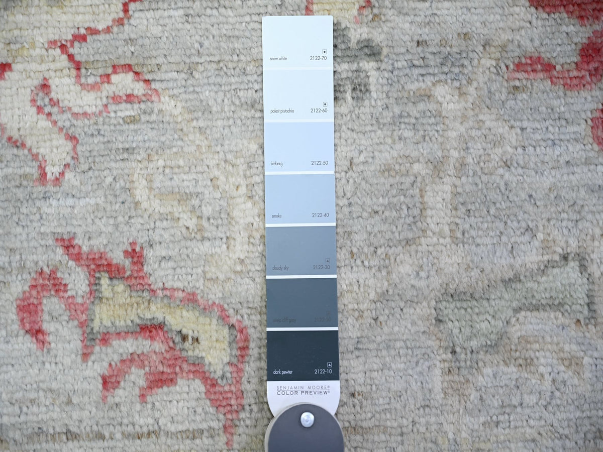 Oushak Oushak hand-knotted wool rug in Gray, 8'3" x 9'8" — SKU O073799 (view 8)