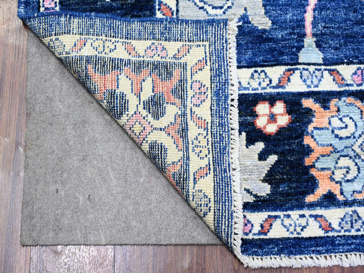 Oushak Oushak hand-knotted wool rug in Blue, 6'2" x 8'10" — SKU O073802 (view 3)