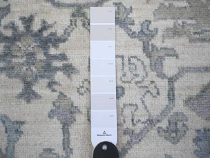 Oushak Oushak hand-knotted wool rug in Ivory, 4' x 6' — SKU O073846 (view 3)