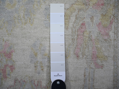 Beige 2'10" x 16'0" Oushak And Peshawar Hand knotted Wool Rug - Sku: O073854
