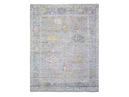 Oushak Oushak hand-knotted wool rug in Gray, 8'1" x 9'10" — SKU O073887