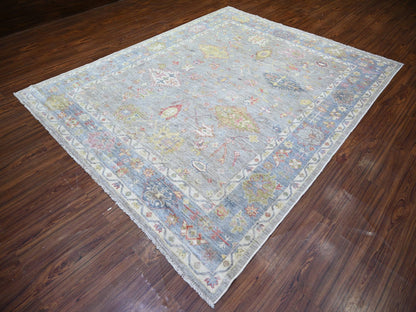 Oushak Oushak hand-knotted wool rug in Gray, 8'1" x 9'10" — SKU O073887 (view 3)