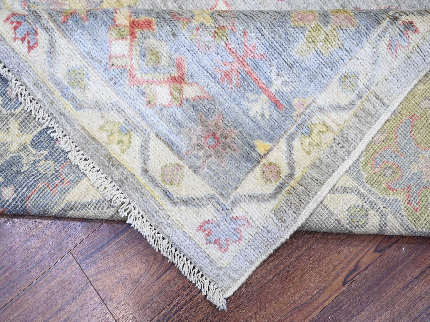 Oushak Oushak hand-knotted wool rug in Gray, 8'1" x 9'10" — SKU O073887 (view 6)