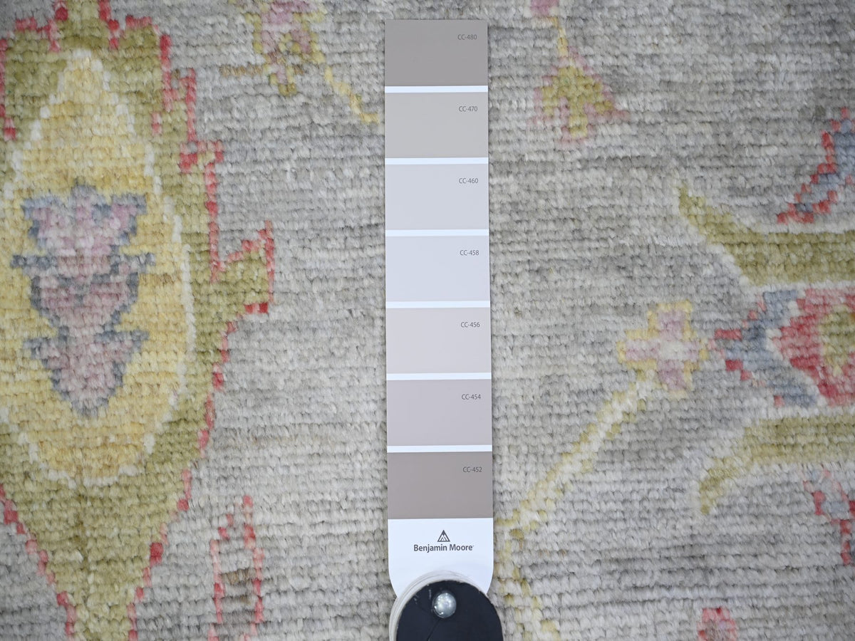 Oushak Oushak hand-knotted wool rug in Gray, 8'1" x 9'10" — SKU O073887 (view 7)