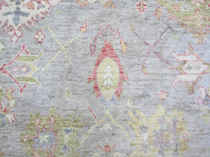 Oushak Oushak hand-knotted wool rug in Gray, 8'1" x 9'10" — SKU O073887 (view 8)