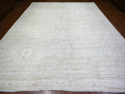 Ivory 11'6" x 14'3" Oushak And Peshawar Hand knotted Wool Rug - Sku: O073919