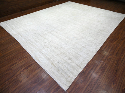 Oushak Oushak hand-knotted wool rug in Ivory & Cream, 11'6" x 14'3" — SKU O073919 (view 3)