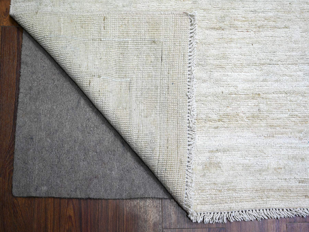 Oushak Oushak hand-knotted wool rug in Ivory & Cream, 11'6" x 14'3" — SKU O073919 (view 4)
