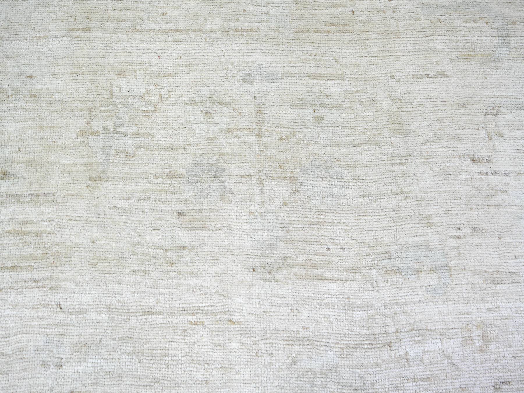 Oushak Oushak hand-knotted wool rug in Ivory & Cream, 11'6" x 14'3" — SKU O073919 (view 8)