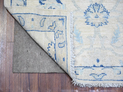Peshawar Oushak hand-knotted wool runner in Ivory, 2'9" x 11'9" — SKU O073945 (view 2)