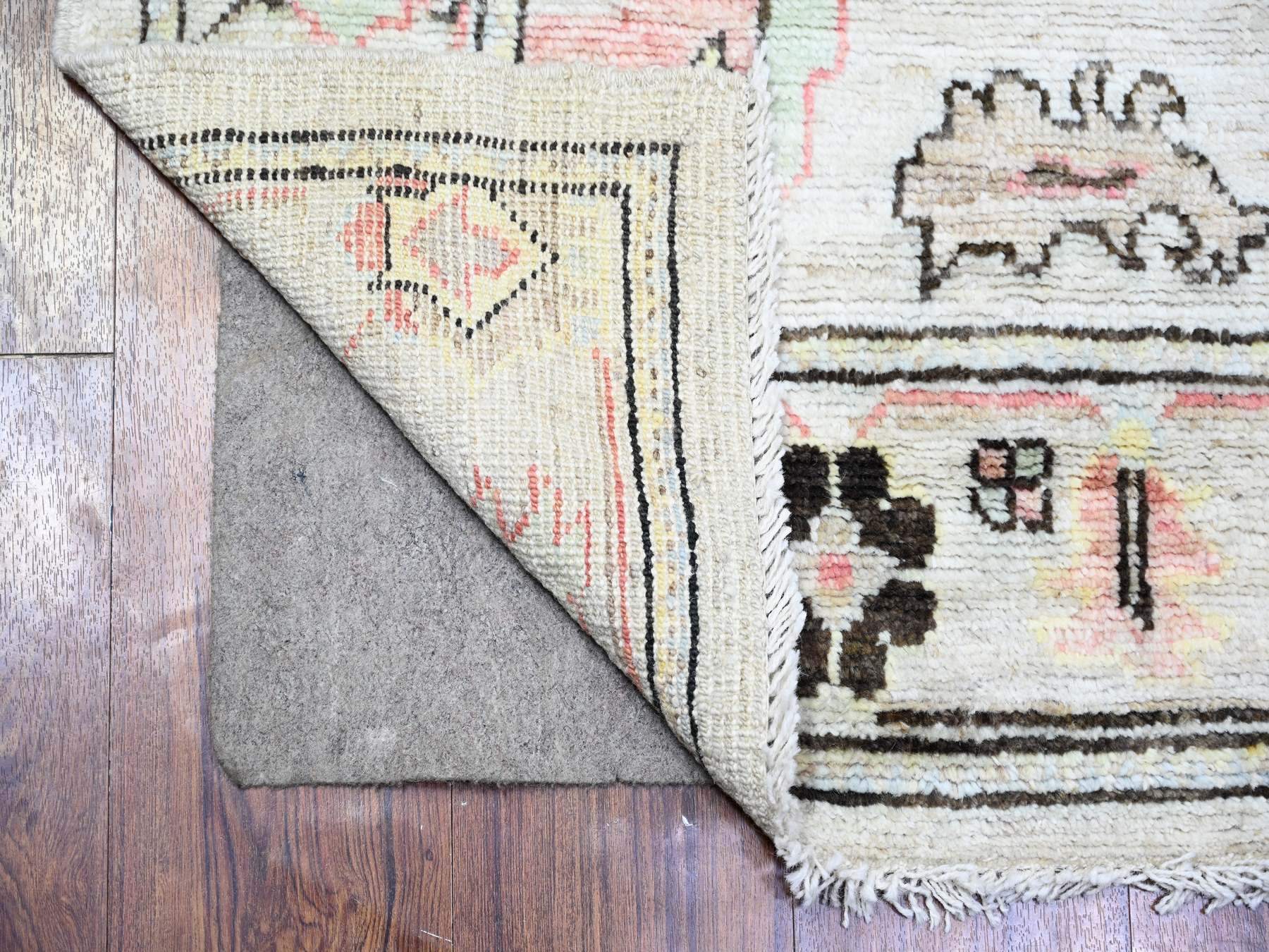 Oushak Oushak hand-knotted wool runner in Gray, 4'2" x 11'8" — SKU O073982 (view 2)