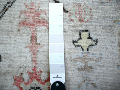 Oushak Oushak hand-knotted wool runner in Gray, 4'2" x 11'8" — SKU O073982 (view 3)
