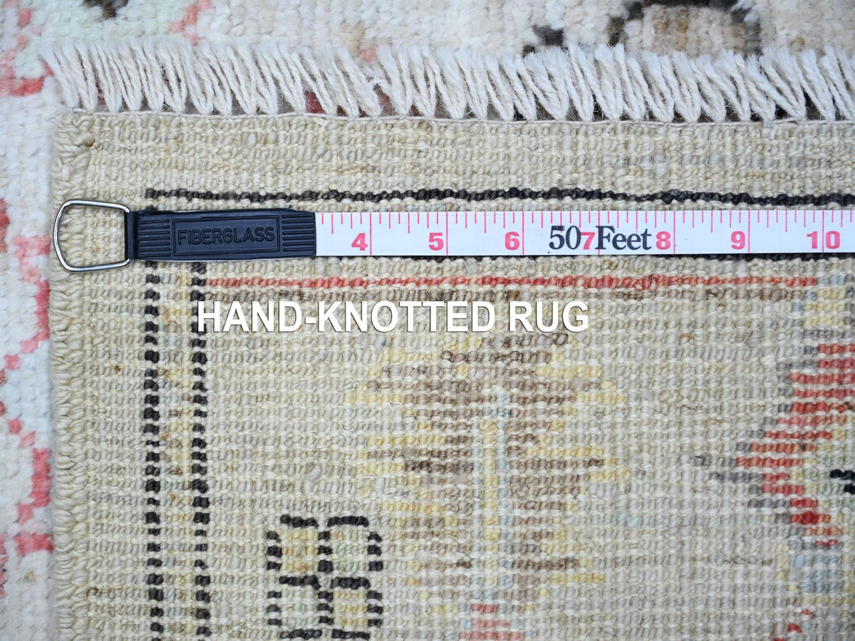 Oushak Oushak hand-knotted wool runner in Gray, 4'2" x 11'8" — SKU O073982 (view 6)