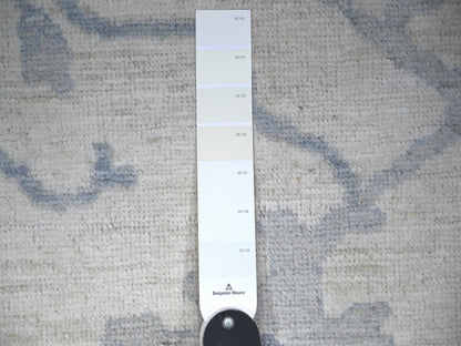 Oushak Oushak hand-knotted wool rug in Ivory & Gray, 8'1" x 9'8" — SKU O074015 (view 7)