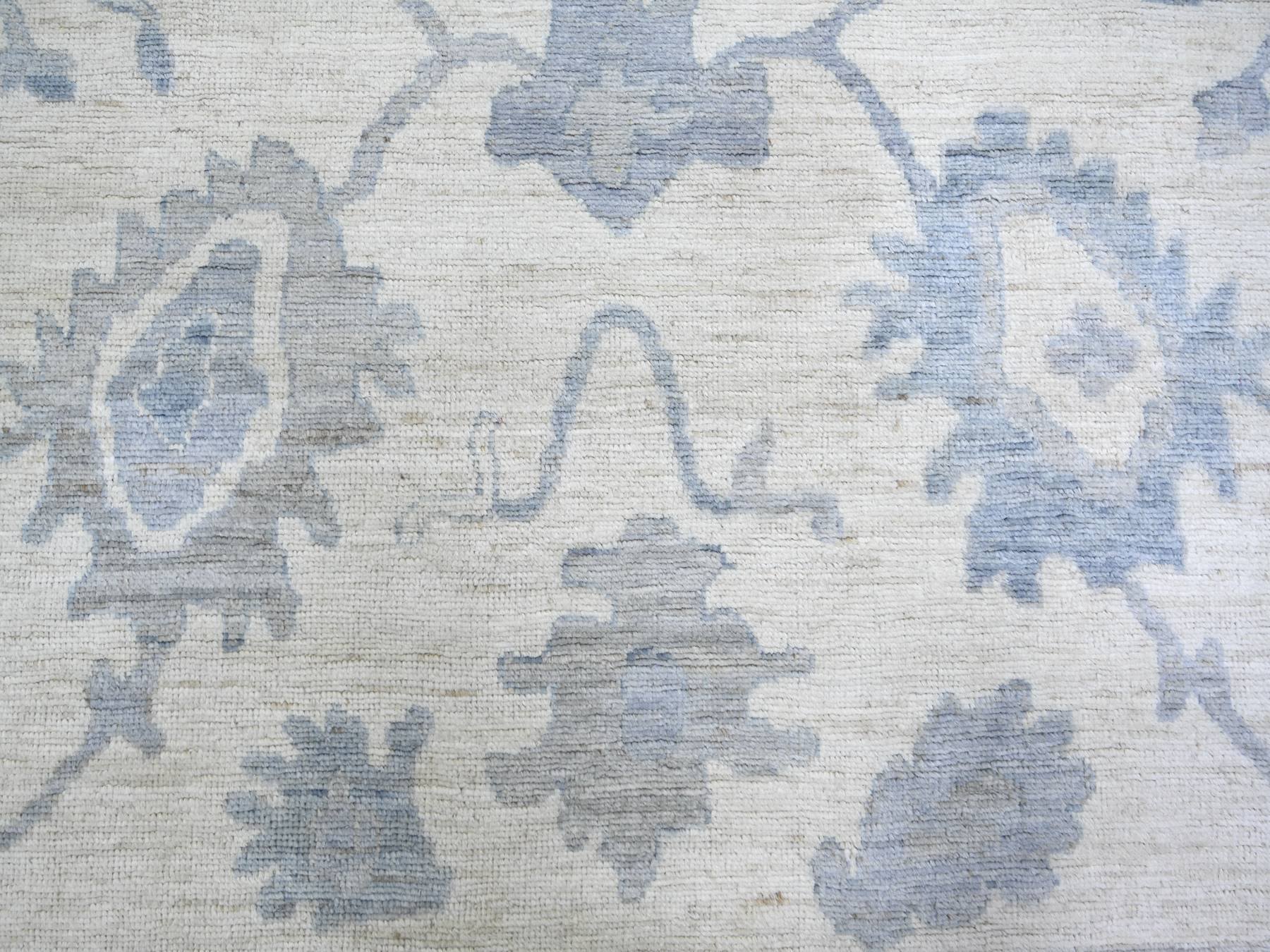 Oushak Oushak hand-knotted wool rug in Ivory & Gray, 8'1" x 9'8" — SKU O074015 (view 8)