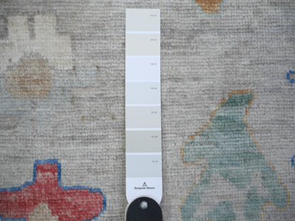 Oushak Oushak hand-knotted wool rug in Gray, 8'4" x 9'8" — SKU O074022 (view 7)