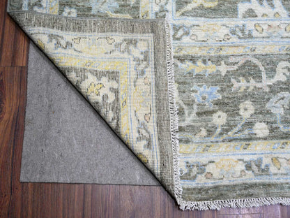 Oushak Oushak hand-knotted wool rug in Gray, 11'9" x 17'6" — SKU O074043 (view 4)