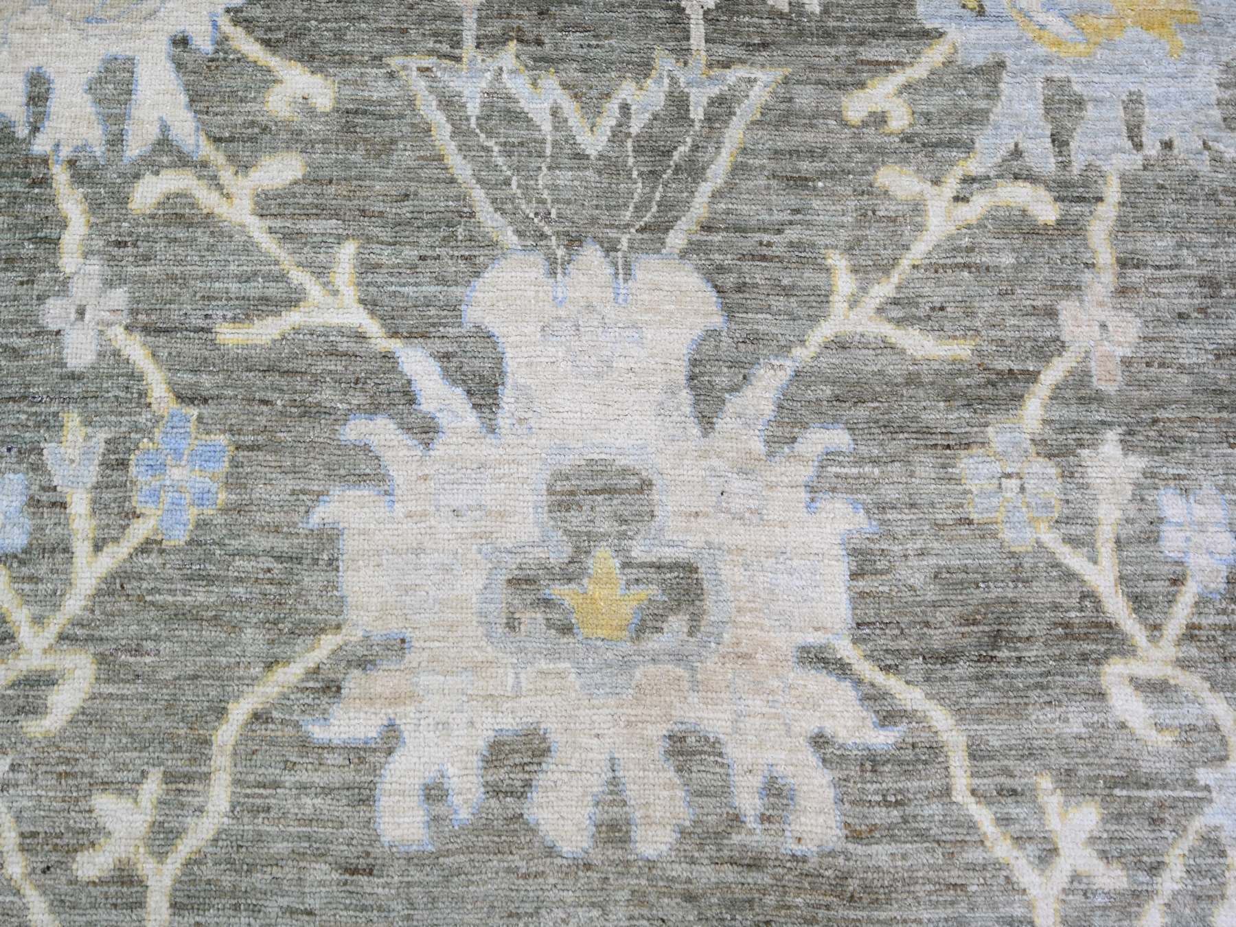 Oushak Oushak hand-knotted wool rug in Gray, 11'9" x 17'6" — SKU O074043 (view 8)