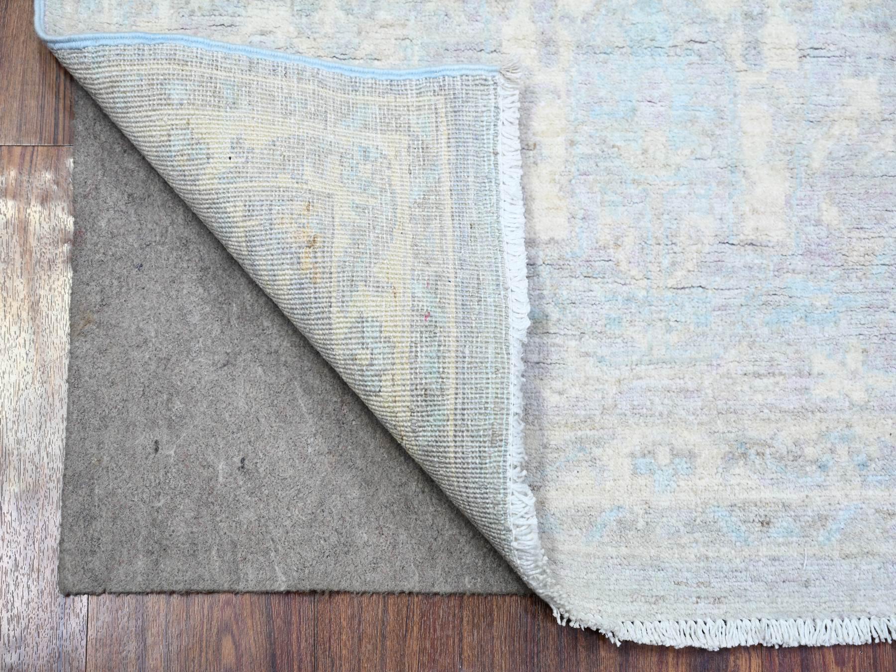 Peshawar Oushak hand-knotted wool rug in Ivory, 2'10" x 5' — SKU O074065 (view 2)
