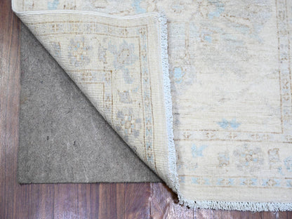 Peshawar Oushak hand-knotted wool runner in Ivory, 2'4" x 11'7" — SKU O074069 (view 2)