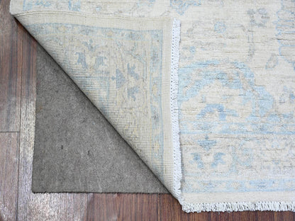 Peshawar Oushak hand-knotted wool rug in Ivory, 3' x 5' — SKU O074178 (view 2)