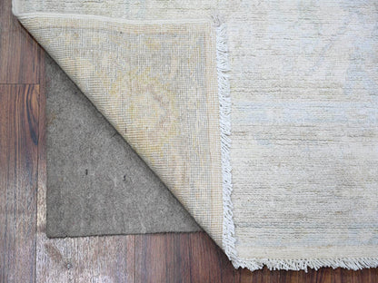 Peshawar Oushak hand-knotted wool rug in Ivory, 4' x 5'9" — SKU O074205 (view 2)
