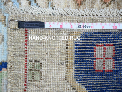 Brown 3'1" x 7'9" Tribal Hand knotted Wool Rug - Sku: O074221