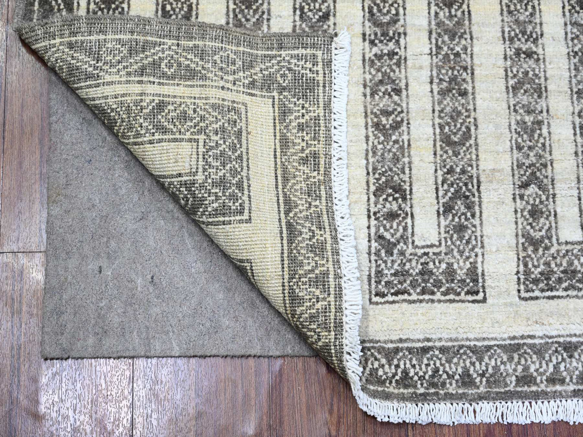 Peshawar Oushak hand-knotted wool runner in Brown, 2'7" x 11'7" — SKU O074284 (view 2)