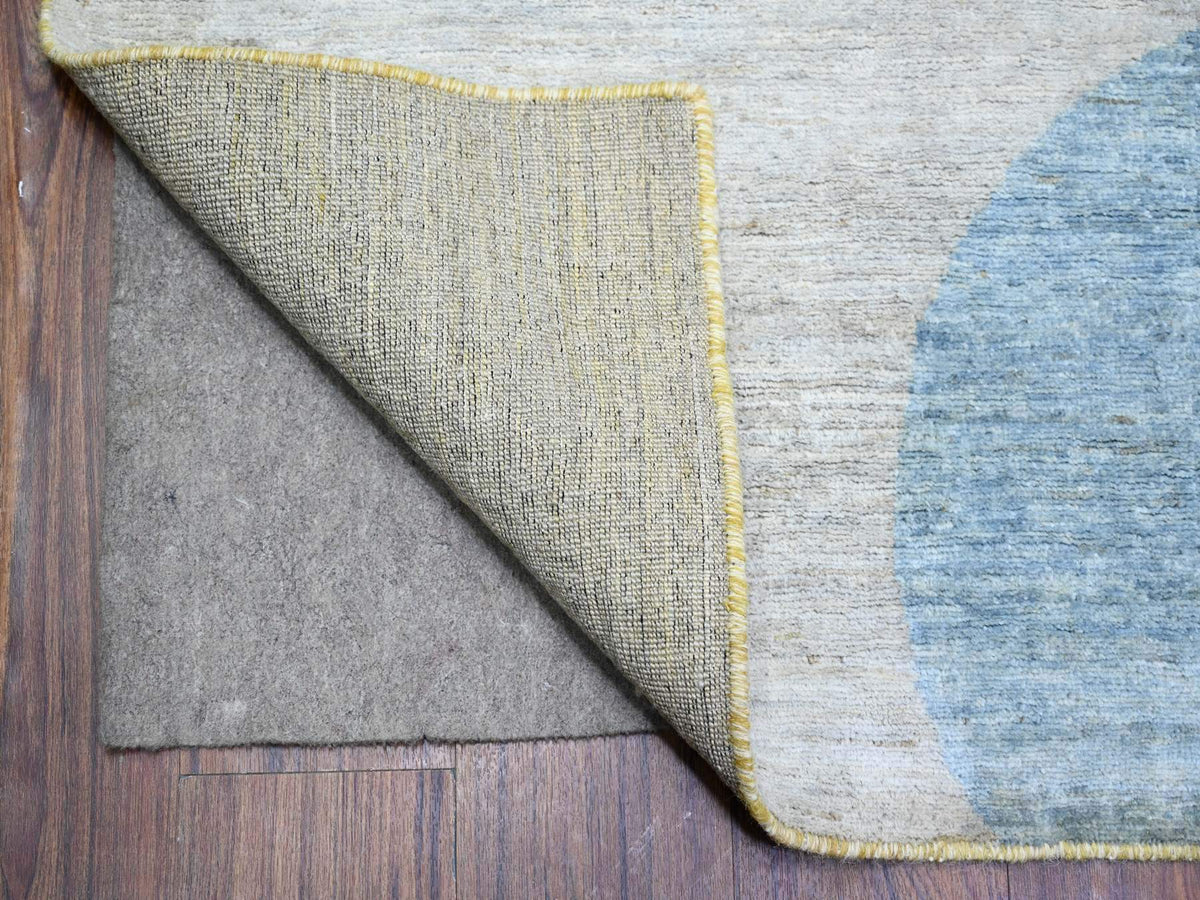 Modern / Contemporary hand-knotted wool rug in Multicolored, 9' x 12' — SKU O074294 (view 4)