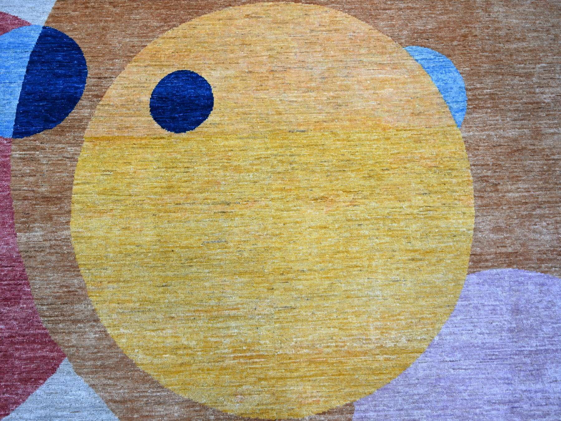 Modern / Contemporary hand-knotted wool rug in Multicolored, 9' x 12' — SKU O074294 (view 8)