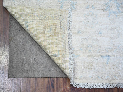 Peshawar Oushak hand-knotted wool runner in Ivory, 2'9" x 7'8" — SKU O074369 (view 2)