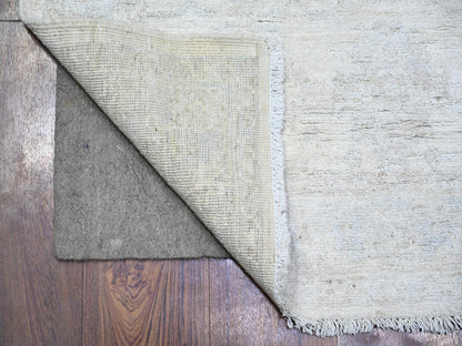 Peshawar Oushak hand-knotted wool rug in Ivory & Gray, 2'11" x 4'10" — SKU O074468 (view 2)