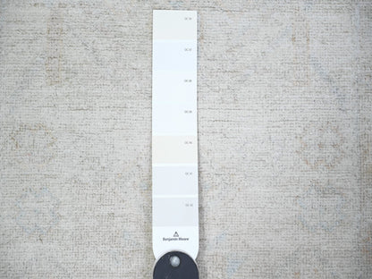 Peshawar Oushak hand-knotted wool runner in Ivory, 2'5" x 9'5" — SKU O074471 (view 3)