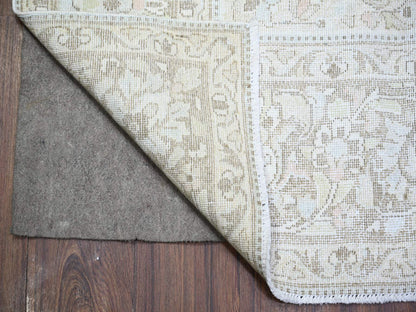 Kerman Vintage hand-knotted wool rug in Overdyed & Gray, 7'8" x 10'6" — SKU O074477 (view 4)