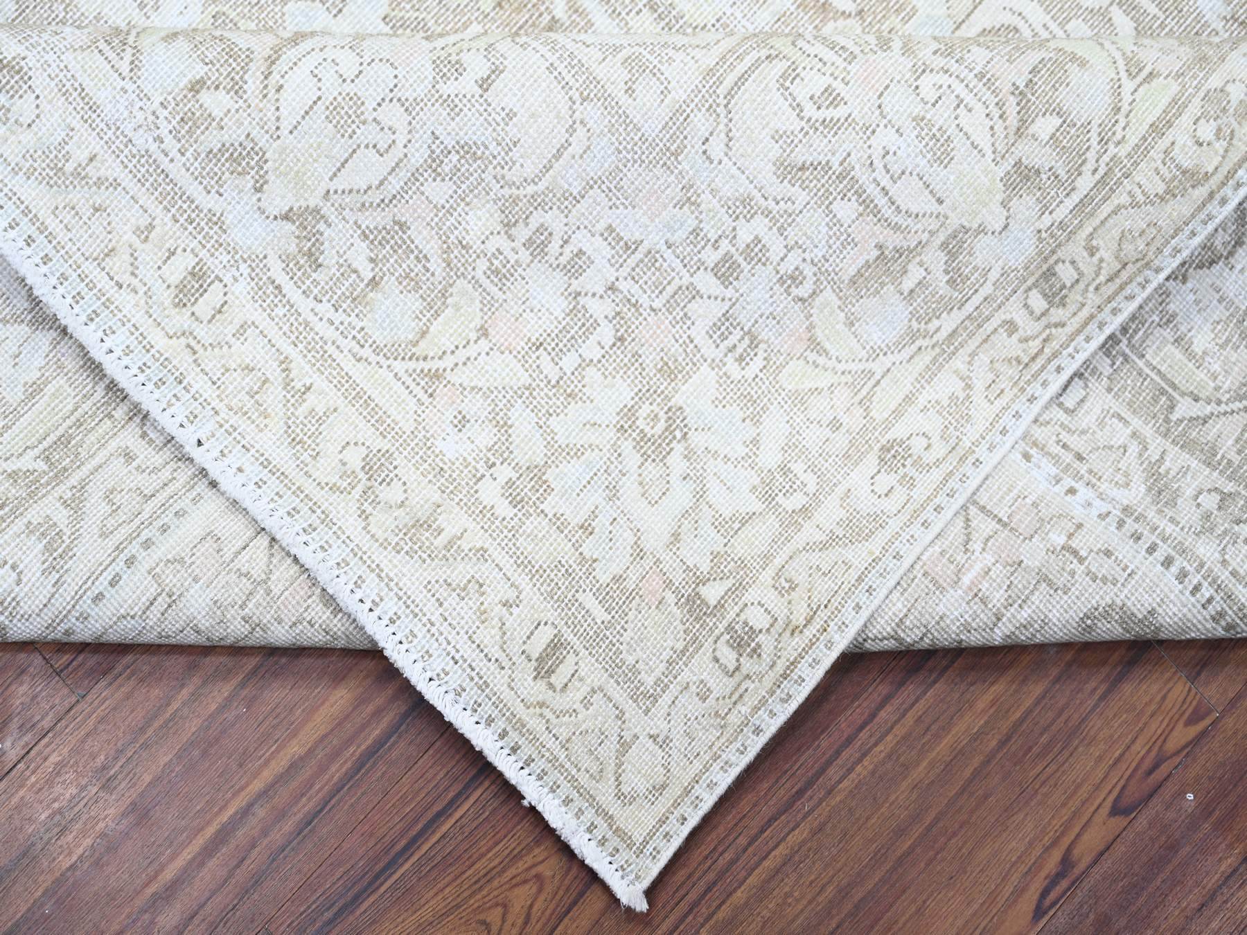 Kerman Vintage hand-knotted wool rug in Overdyed & Gray, 7'8" x 10'6" — SKU O074477 (view 6)
