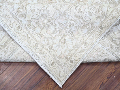 Kerman Vintage hand-knotted wool rug in Overdyed & Gray, 7'8" x 10'6" — SKU O074477 (view 6)