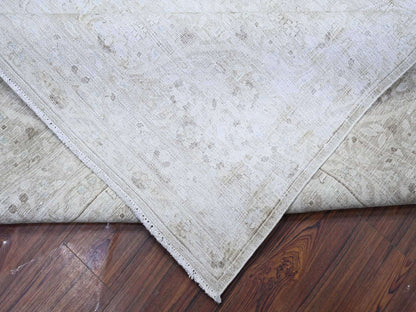 Kerman Vintage hand-knotted wool rug in Gray, 9'9" x 12'8" — SKU O074480 (view 6)