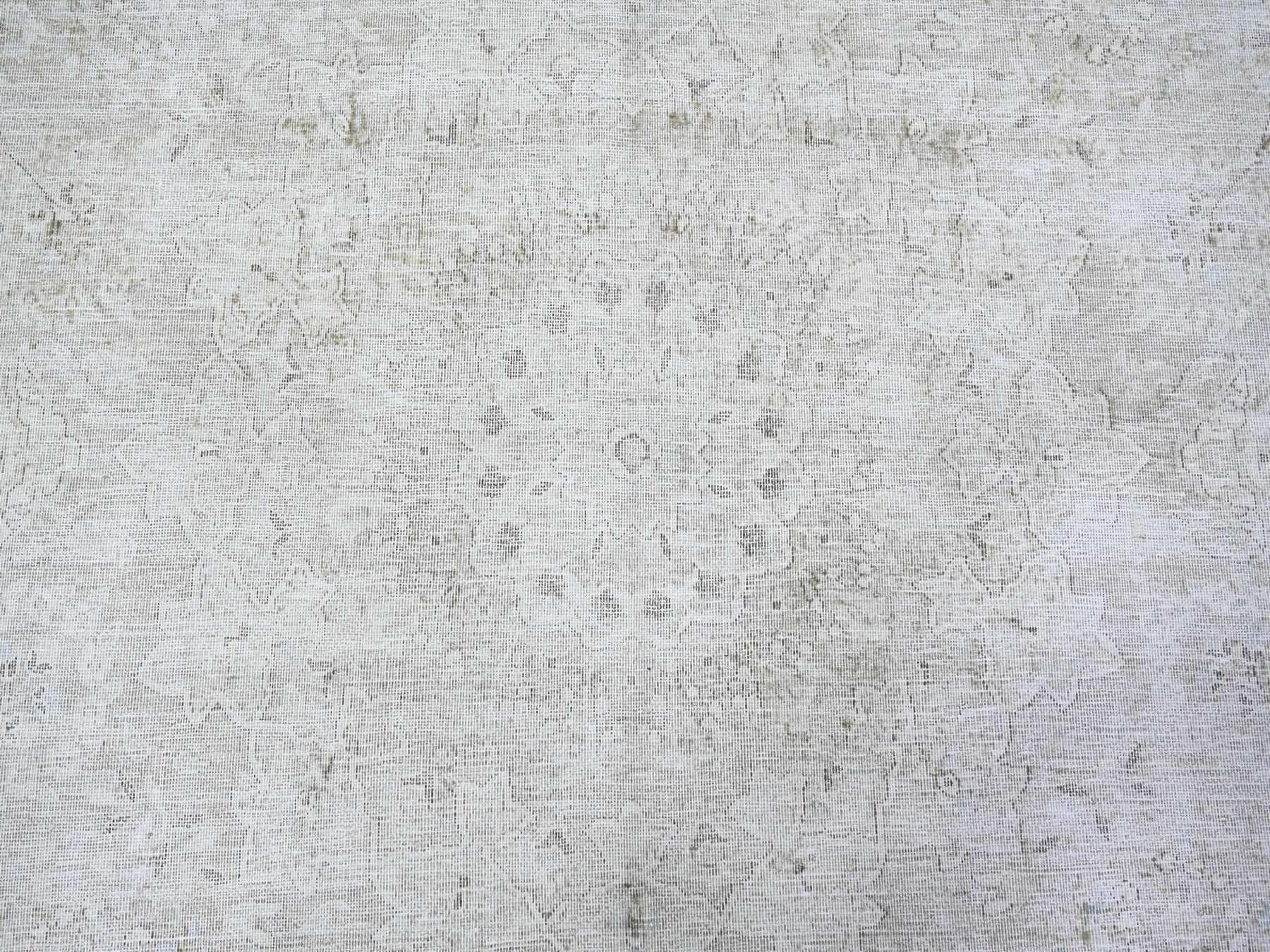 Kerman Vintage hand-knotted wool rug in Gray, 9'9" x 12'8" — SKU O074480 (view 8)
