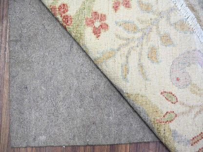 Peshawar Oushak hand-knotted wool rug in Ivory, 7'11" x 7'11" — SKU O074496 (view 4)